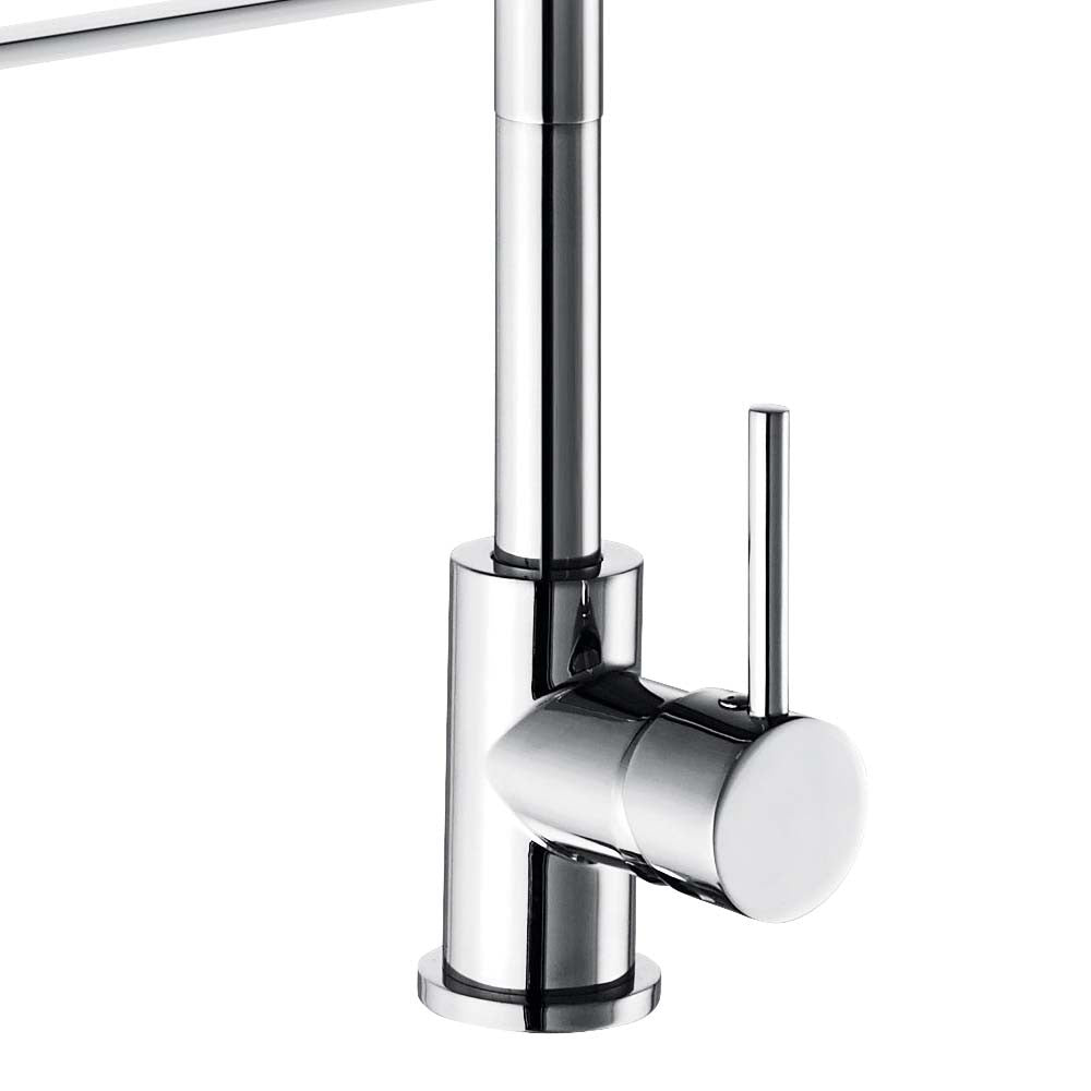 Miscelatore lavello serie winter a bocca alta, grigio