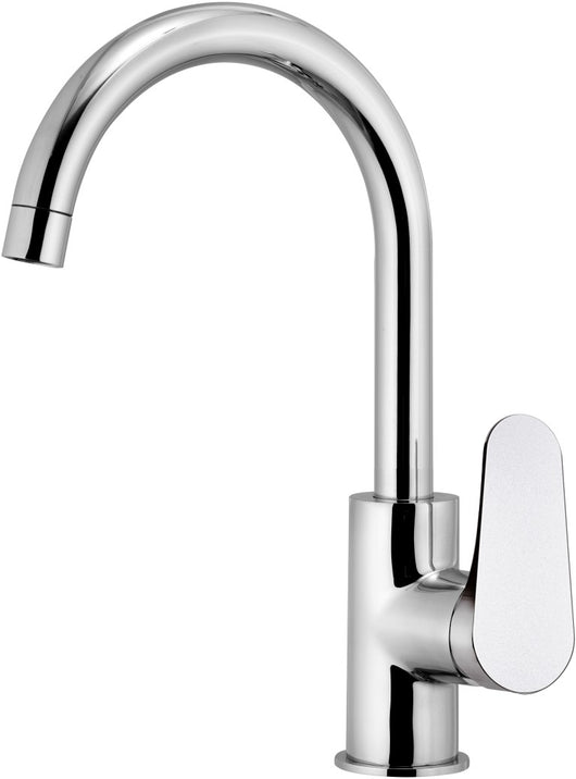 Rubinetto lavello con bocca alta girevole modello corto tipo lusso - serie class line