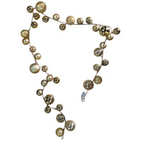 GHIRLANDA CON PALLE ORO CM180 SNODABILE