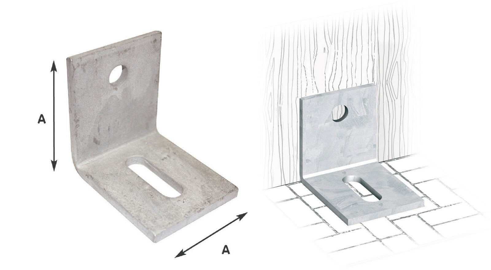 piastra angolare reggimensola zincata fuoco mm 60x75x75 cod:ferx.16614