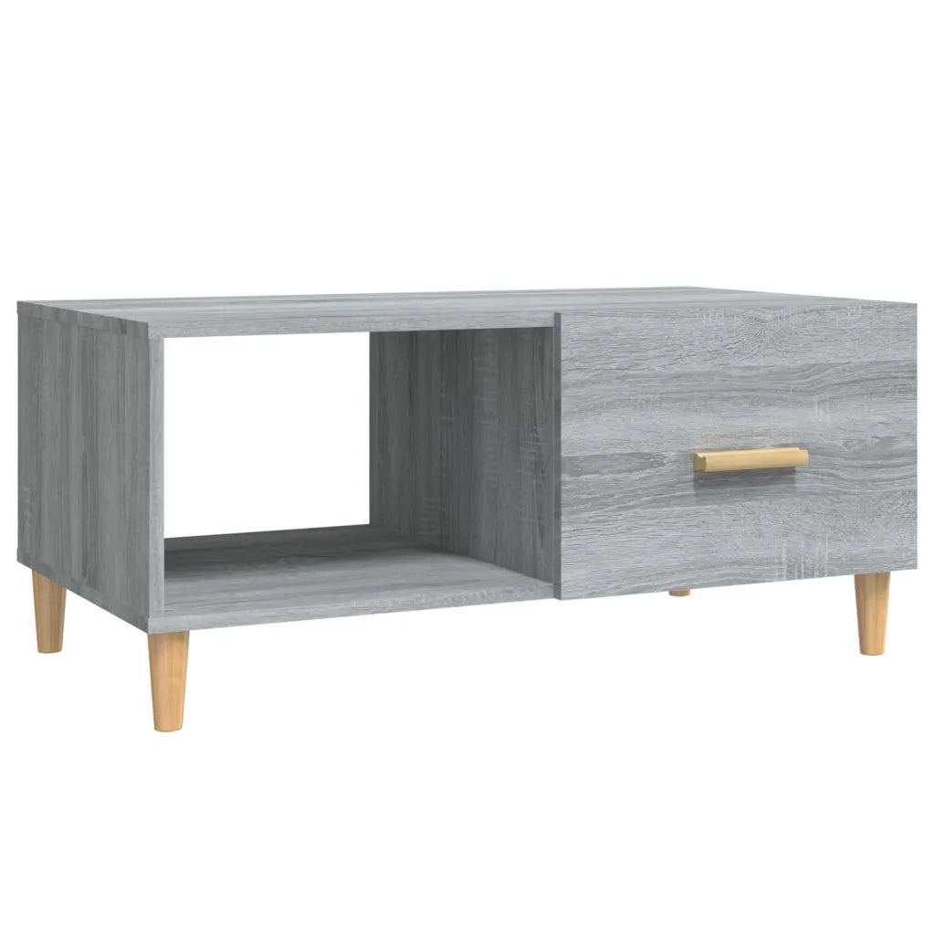 Tavolino salotto | Tavolino da caff¨¨ | Tavolino da Soggiorno Grigio Sonoma 89,5x50x40 cm Legno Multistrato