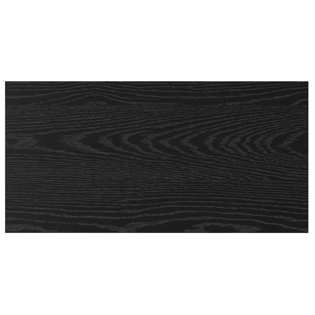 vidaXL Scaffale 4 pcs Nero 60 x 30 x 1.5 cm Legno multistrato