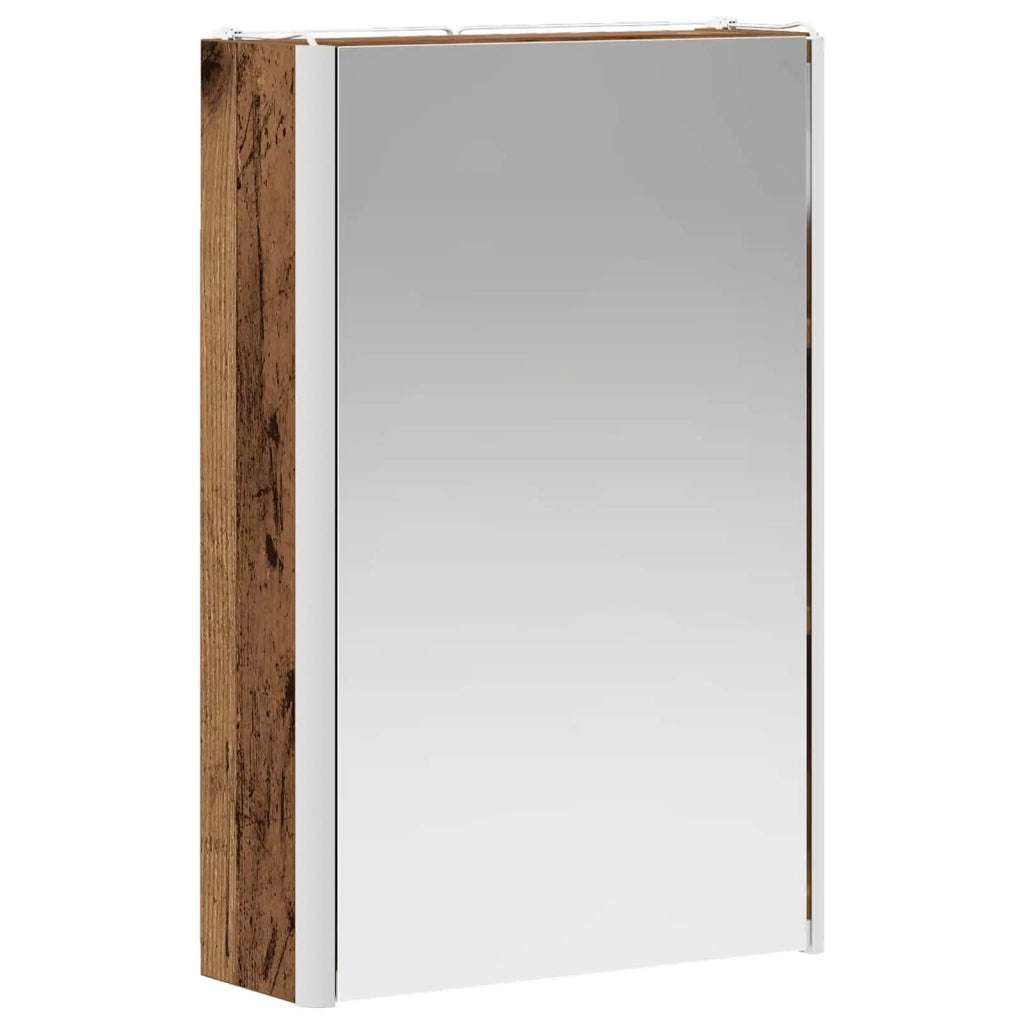Mobiletto per specchio da bagno Legno vecchio 33 x 11,5 x 50 cm 889221