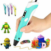 PENNA PER STAMPA 3D STEREOSCOPICA CON SET DI 3 FILAMENTI INCLUSI V 2.0 3D PEN - ZENCOCCO