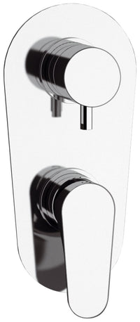 Rubinetto doccia con deviatore a tre vie su unica piastra - serie class line