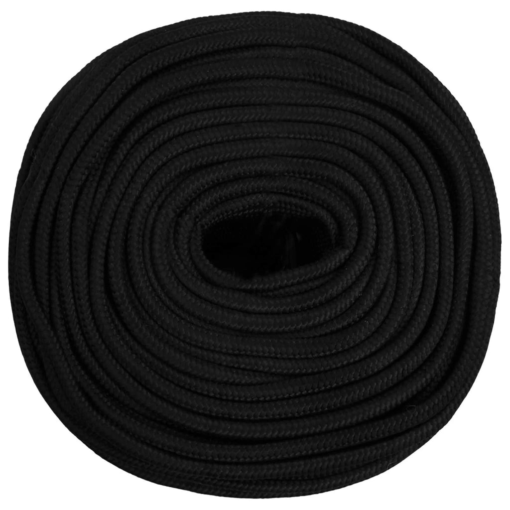 Corda multiuso 10 mm 100 m Nero Poliestere 3473446