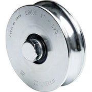RUOTA CANCELLO A FISSARE GOLA TONDA 315 COMUNELLO - ZINCATA + DOPPIO CUSCINETTO GOLA MM 16 MM 200- 2 pezzi