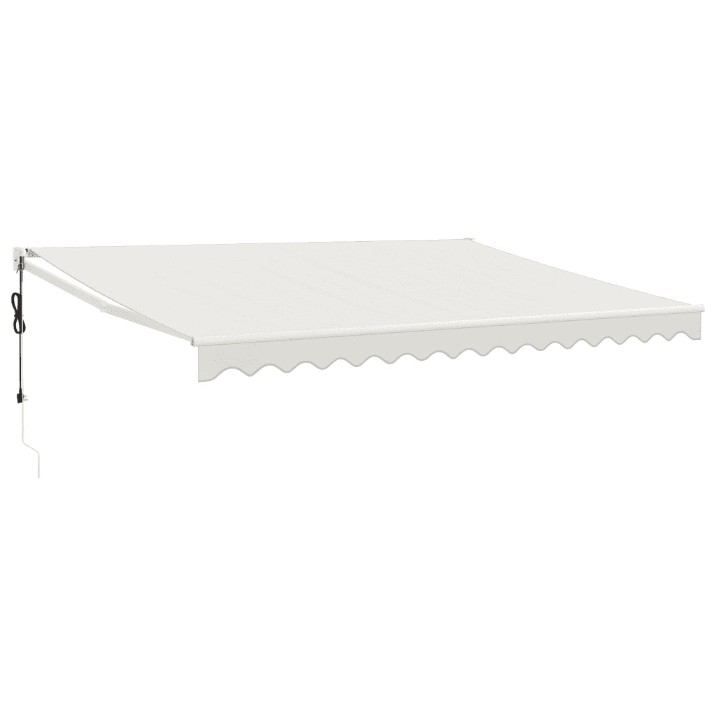Tenda Sole Automatica Retrattile Crema 4,5x3 m 3154479