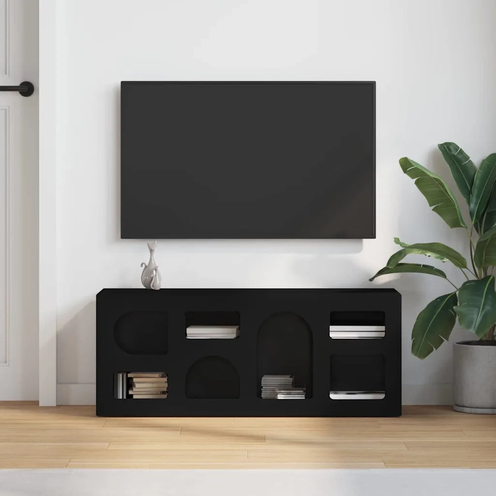 Mobile TV Nero 100 x 35 x 40 cm Legno multistrato 891265
