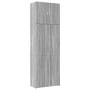 Credenza cassettiera mobile contenitore organizer cucina soggiorno soggiorno alto Sonoma 80 x 42,5 x 249 cm derivati ​​del legno grigio 02_0035637