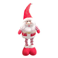 BABBO NATALE DECORATIVO CON GAMBE ALLUNGABILI ESTENSIBILE