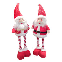 BABBO NATALE DECORATIVO CON GAMBE ALLUNGABILI ESTENSIBILE