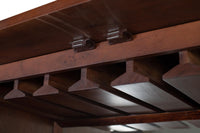 Mobile bar in legno di mango e metallo