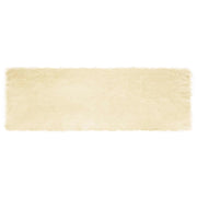 Tappeto in finta TAFALLA | Tappeto del soggiorno Crema 80 x 250 cm Poliestere