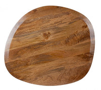 Tavolo Rotondo Legno Naturale Moderno da Interni - FRANKLIN Dimensione: D86, Colore: Grigio scuro