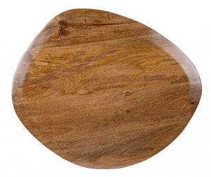 Tavolo Rotondo Legno Naturale Moderno da Interni - FRANKLIN Dimensione: D60, Colore: Grigio scuro