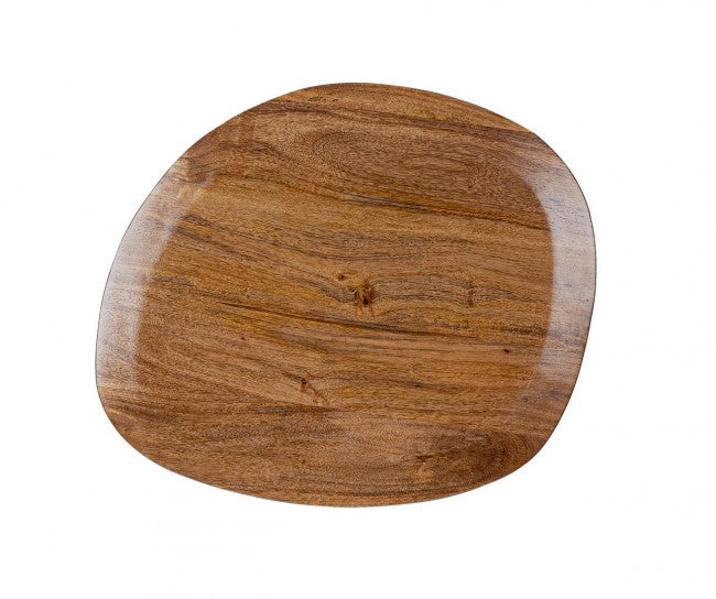 Tavolo Rotondo Legno Naturale Moderno da Interni - FRANKLIN Dimensione: D50, Colore: Grigio scuro