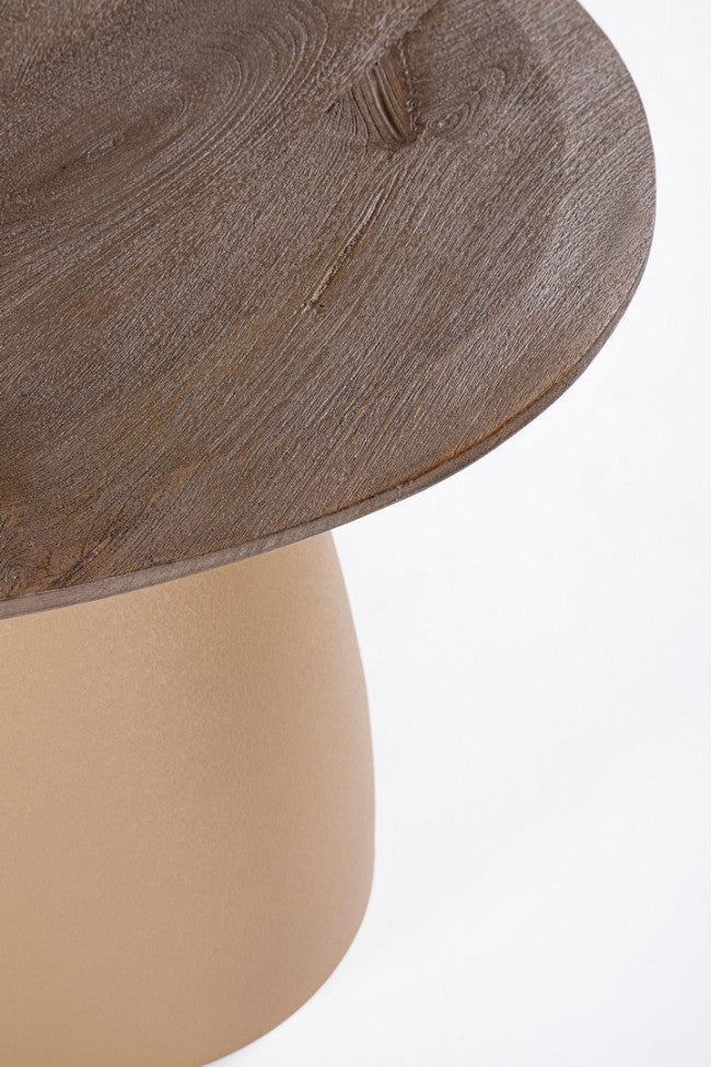 Tavolo Rotondo Legno Naturale Moderno da Interni - FRANKLIN Dimensione: D60, Colore: Naturale