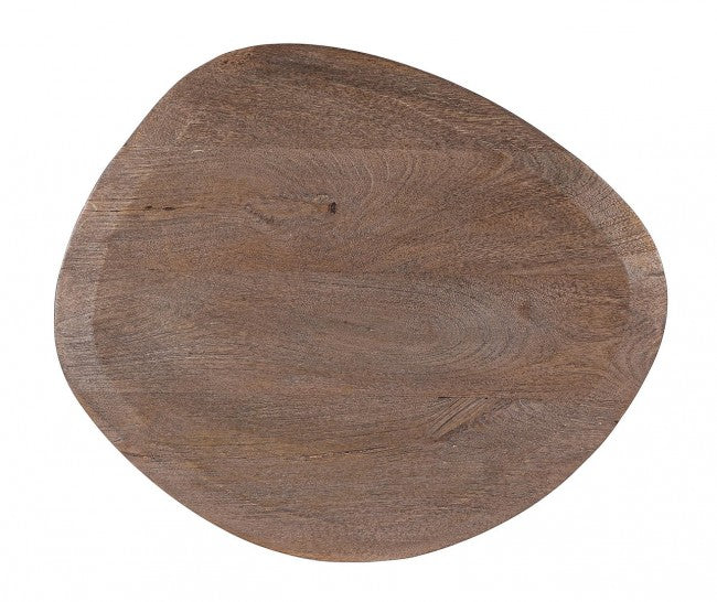 Tavolo Rotondo Legno Naturale Moderno da Interni - FRANKLIN Colore: Naturale, Dimensione: D60