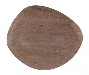 Tavolo Rotondo Legno Naturale Moderno da Interni - FRANKLIN Colore: Naturale, Dimensione: D60