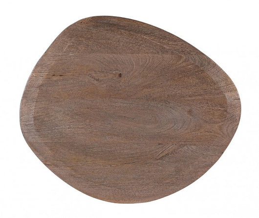 Tavolo Rotondo Legno Naturale Moderno da Interni - FRANKLIN Colore: Naturale, Dimensione: D60