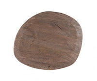 Tavolo Rotondo Legno Naturale Moderno da Interni - FRANKLIN Dimensione: D50, Colore: Naturale