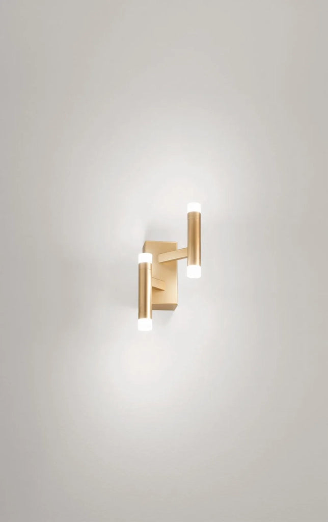 Applique in metallo e alluminio  oro Candles LED 12W 3000K CRI?80 220-240V 50/60Hz 840L dimmerabile biemissione