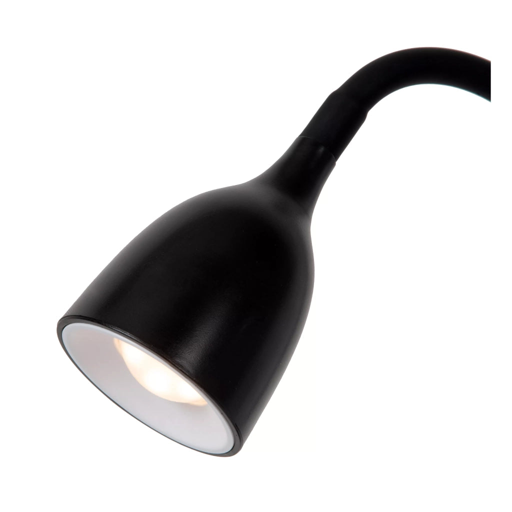 Lampada da scrivania nera regolabile LED 3,2W Milo Lucide