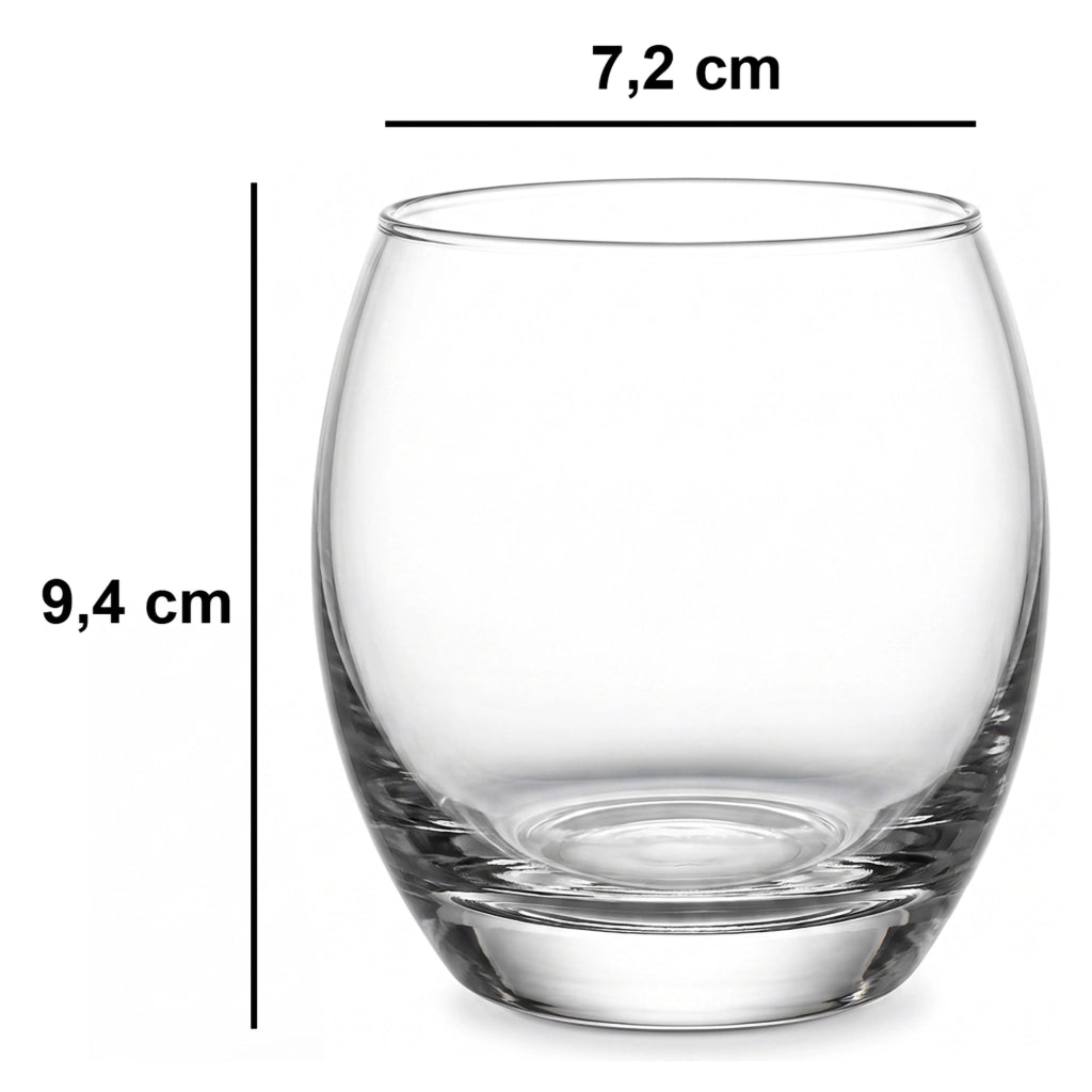 Pazadaso, Bicchieri set da 6 405 ml, Trasparente