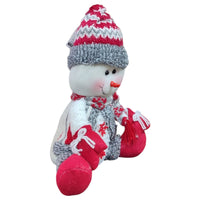 PUPAZZO DI NEVE PELUCHE CON PESO - ALTEZZA 50 CM