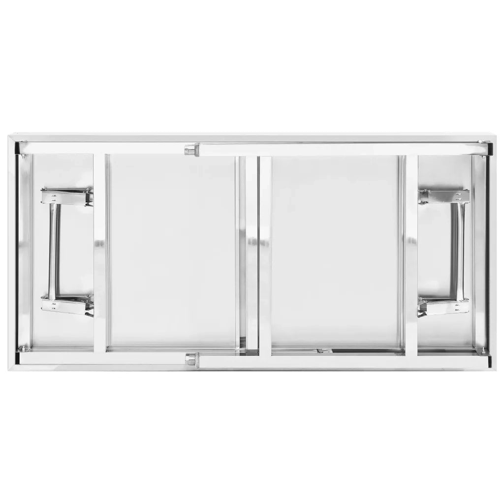 Tavolo Lavoro Cucina con Ripiano 120x60x145 cm Acciaio Inox CFW4671189