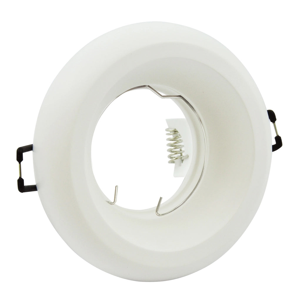 Faretto incasso gesso bianco opaco tondo MR16 Polux