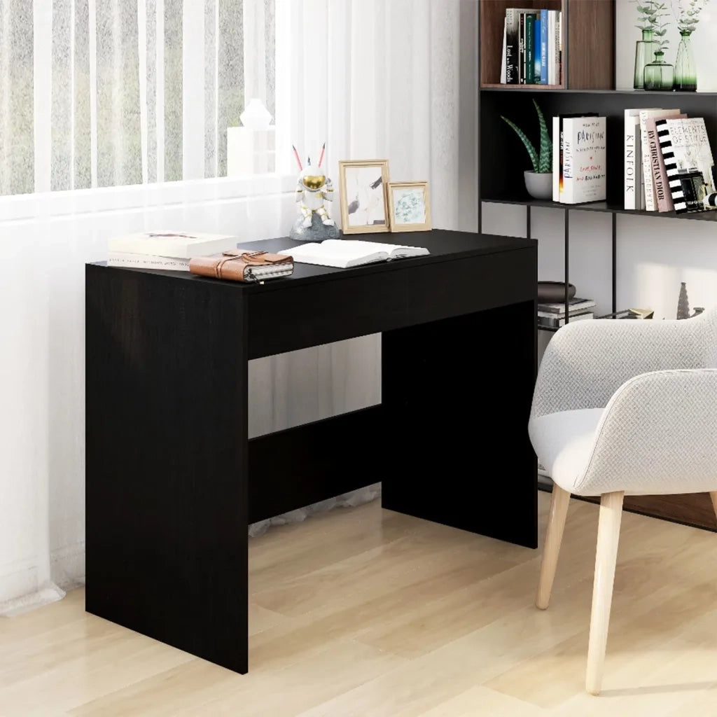 Scrivania Nera 101x50x76,5 cm in Truciolato cod mxl 66751