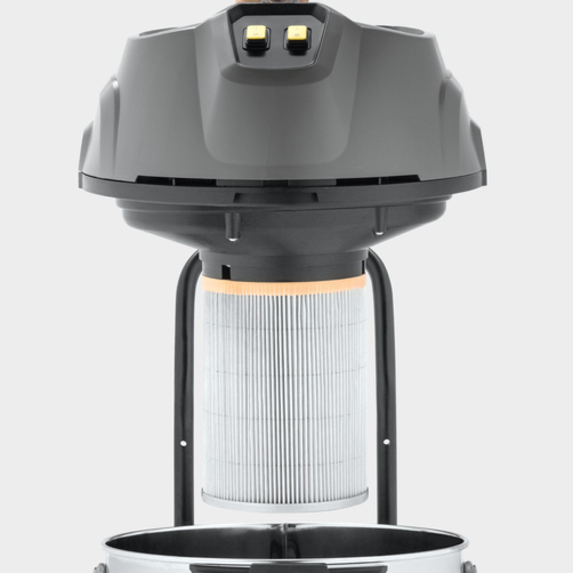 KARCHER Bidone aspiratutto Professionale NT 70/2 Me Classic - Portata aria: 2 x 53 l/s - Aspirazione: 225 / 22.5 mbar / kPa - Capacità del contenitore: 70 l