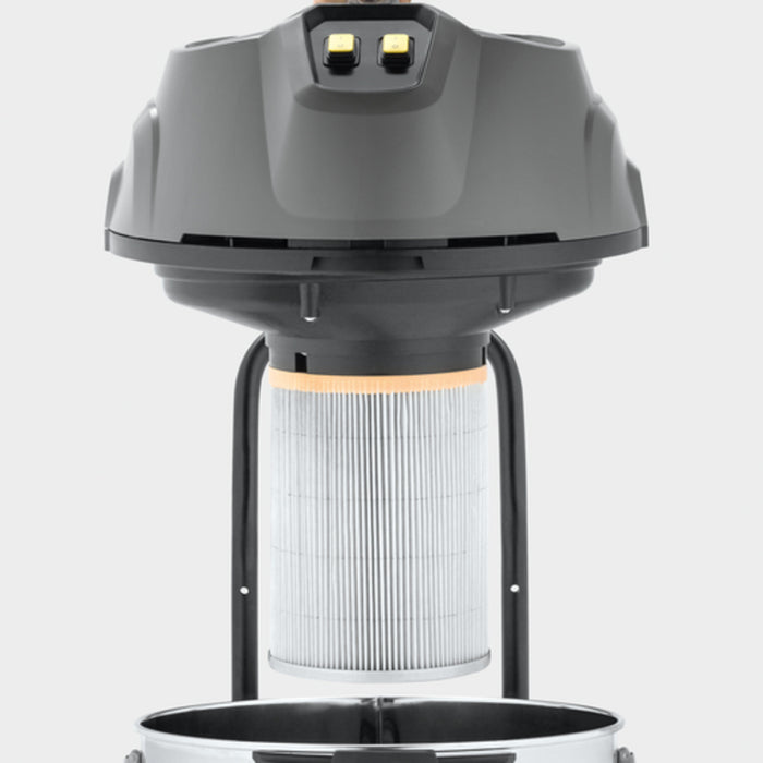 KARCHER Bidone aspiratutto Professionale NT 70/2 Me Classic - Portata aria: 2 x 53 l/s - Aspirazione: 225 / 22.5 mbar / kPa - Capacità del contenitore: 70 l