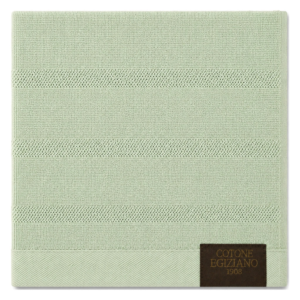 Saleneba, Telo Bagno set di 2 Asciugamano Viso 60x110 cm Asciugamano Ospite 40x60 cm, Verde Salvia