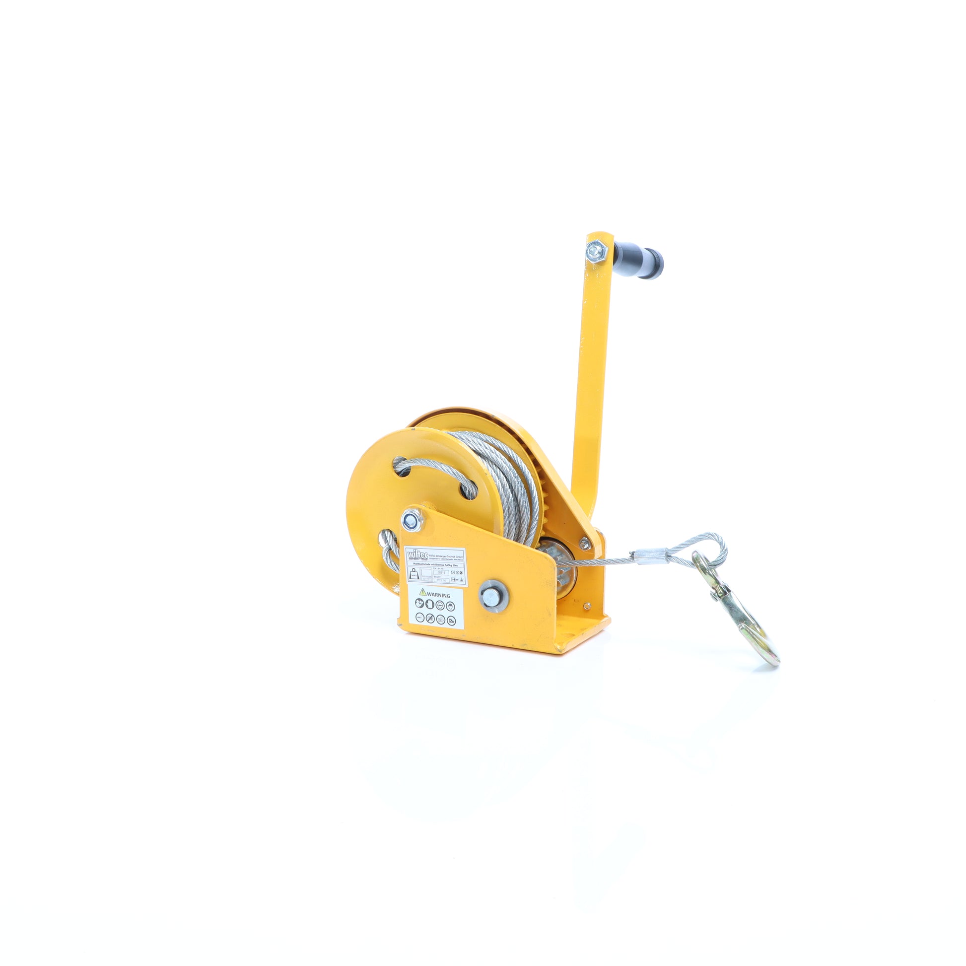 Verricello manuale 540 kg 10 m rapporto di trasmissione 4.2:1 argano a fune