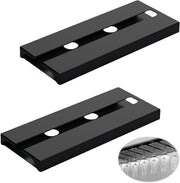Organizzatore di vetro a muro - 2 pezzi - senza fori - organizzatore di archiviazione per bicchieri - adesivo - nero