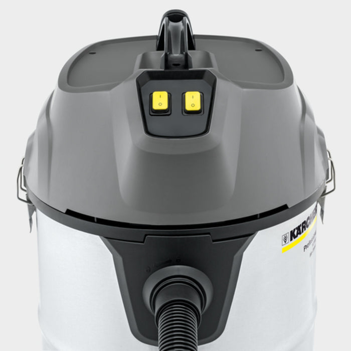 KARCHER Bidone aspiratutto Professionale NT 70/2 Me Classic - Portata aria: 2 x 53 l/s - Aspirazione: 225 / 22.5 mbar / kPa - Capacità del contenitore: 70 l