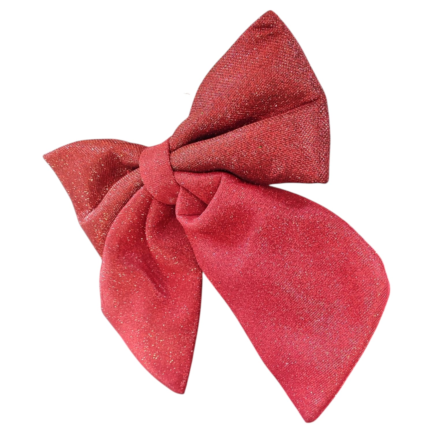 Fiocco Fuori Porta Rosso Brillantinato 35x34 cm