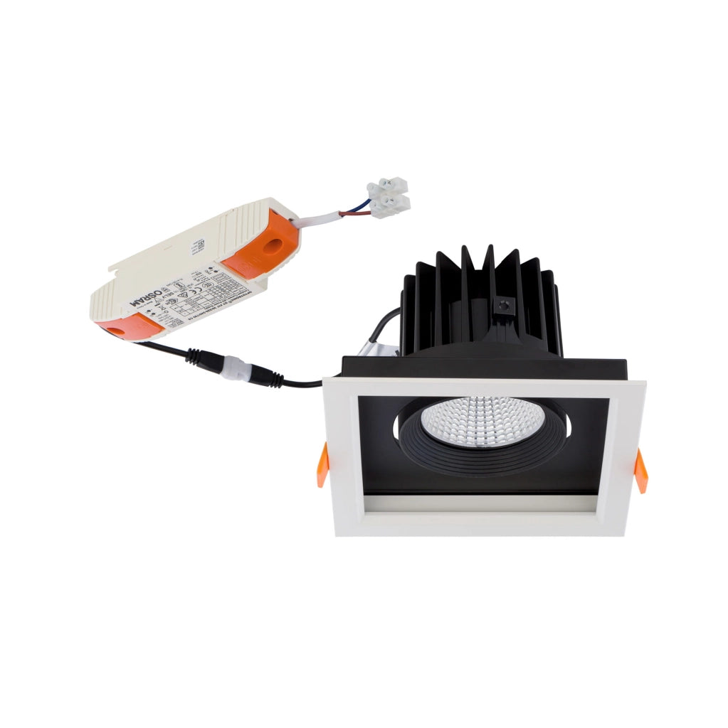 Nowodvorski DIA 8718 faretto LED quadrato bianco 30W