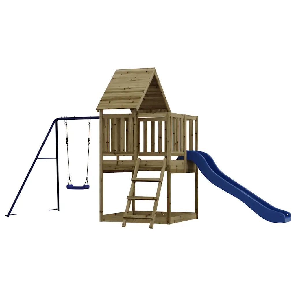 Set da Gioco da Esterno in Legno di Pino Impregnato 3155938