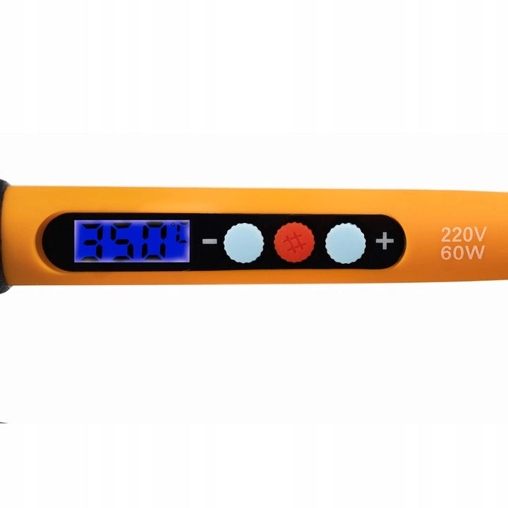 Set di Strumenti di Saldatura Rosfix Orange Rottweiler 16 in 1 – Stazione Saldante 60W con Display LCD