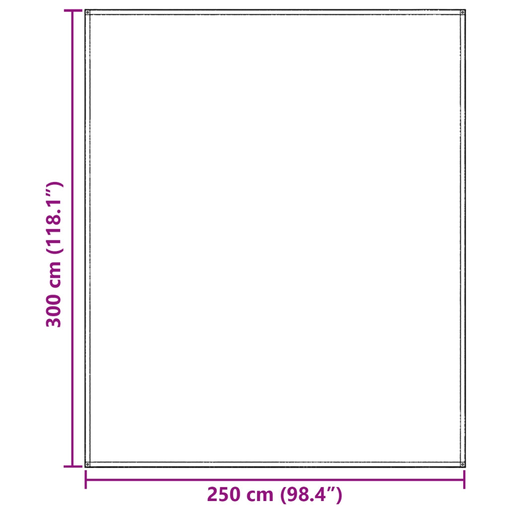Accessorio per Tenda Blu-grigio Polietilene 250 x 300 cm