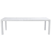 Tavolo Naxos 160/240X90 Alluminio Bianco - Gambe Scorrevoli Moia
