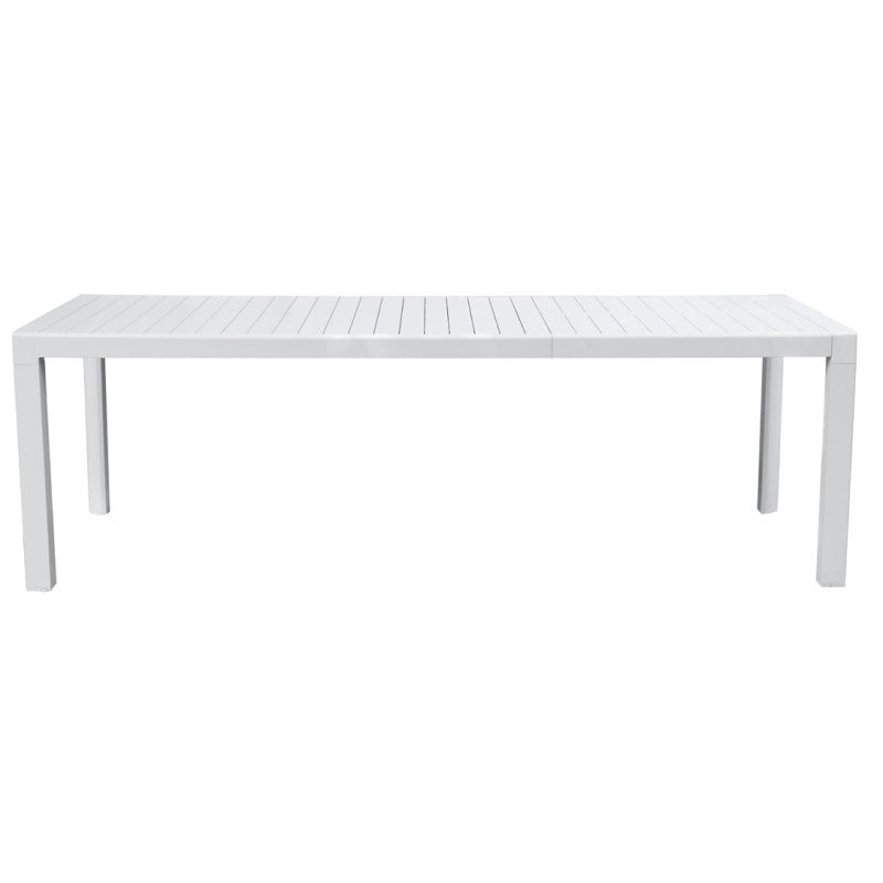 Tavolo Naxos 160/240X90 Alluminio Bianco - Gambe Scorrevoli Moia