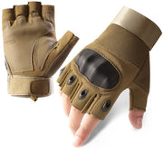 Manica tattica per attività all'aperto - Maniche senza dita - Maniche per bicicletta all'aperto - Adatta per sport all'aperto, motociclette, biciclette, allenamento, fucili di paintball, tiro, caccia, camminata - Dimensione (L)