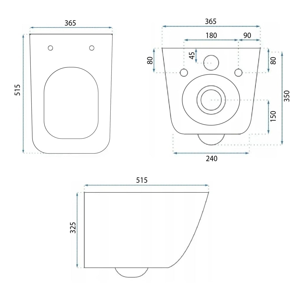 Vaso Wc Rea Dexter Tornado