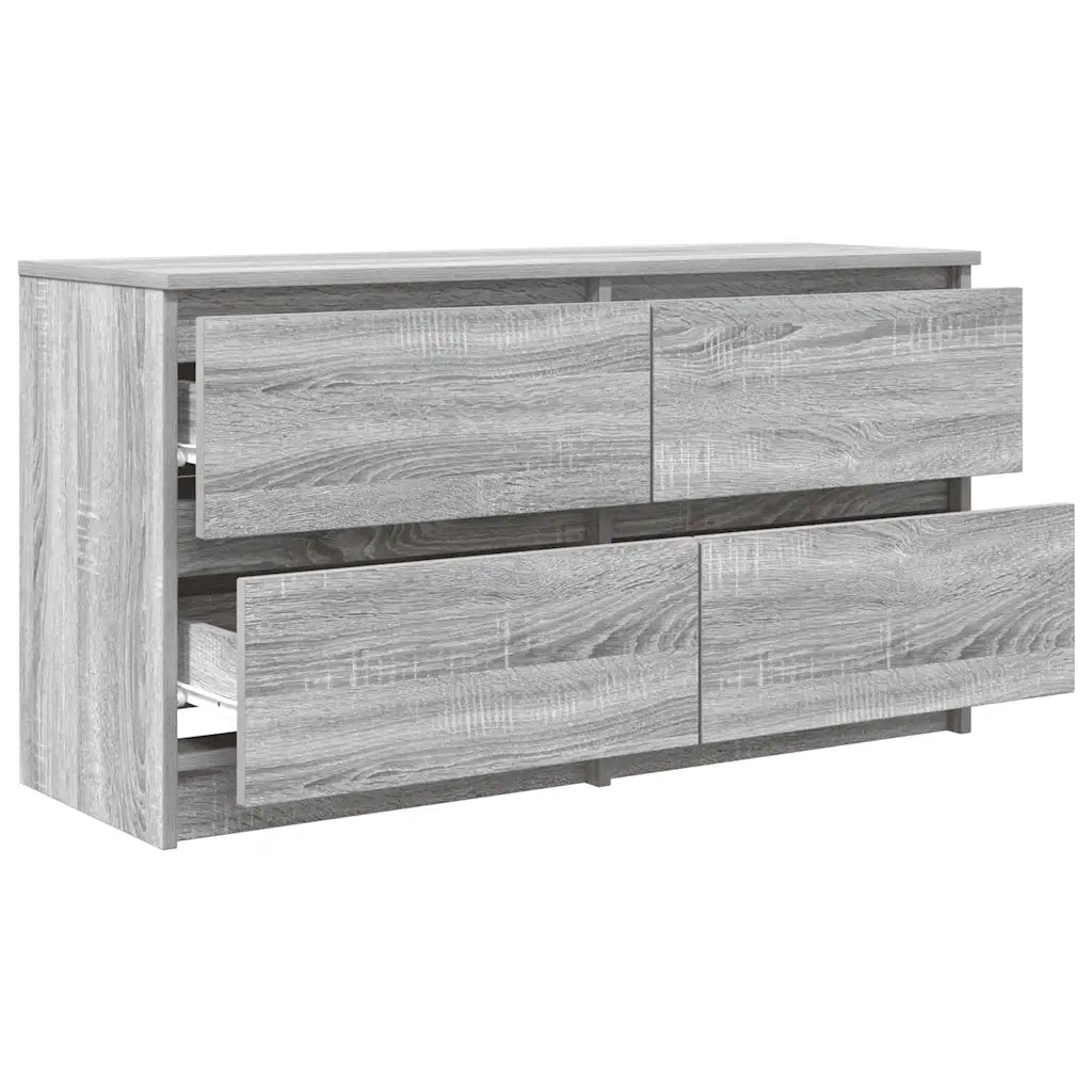 Mobile TV-Credenza TV-Console TV Grigio Sonoma 100x35x54 cm in Legno Multistrato 196602