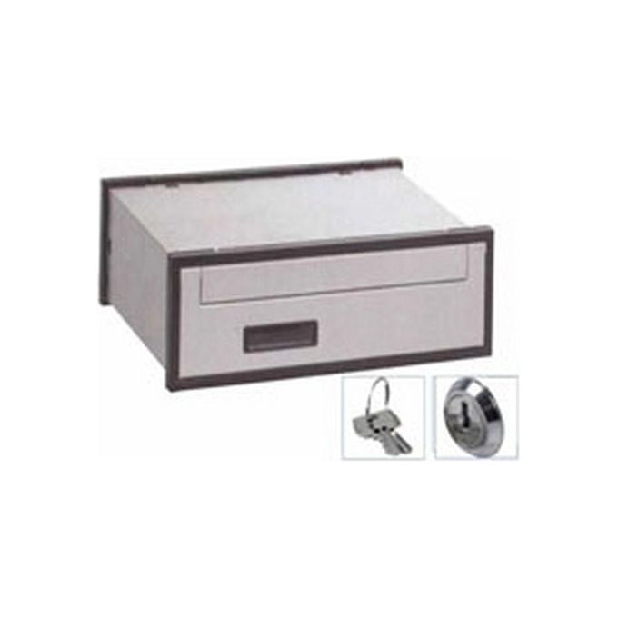 Silmec 30-301 Serie SC3 Casellario Postale Orizzontale alluminio uso esterno prelievo posteriore colore Argento
